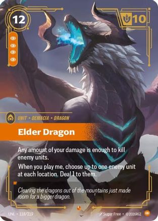 Image of Elder Dragon (118/219) - Unleashed Foil