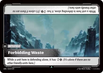 Image of Forbidding Waste (210/219) - Unleashed