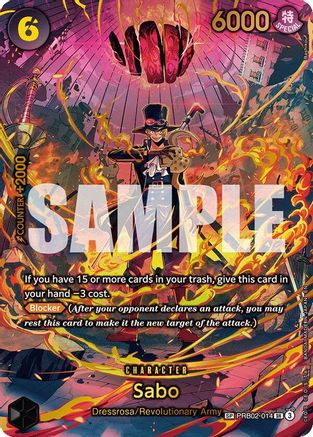 Image of Sabo (PRB02-014) (SP) (PRB02-014) - Adventure on Kami's Island Foil
