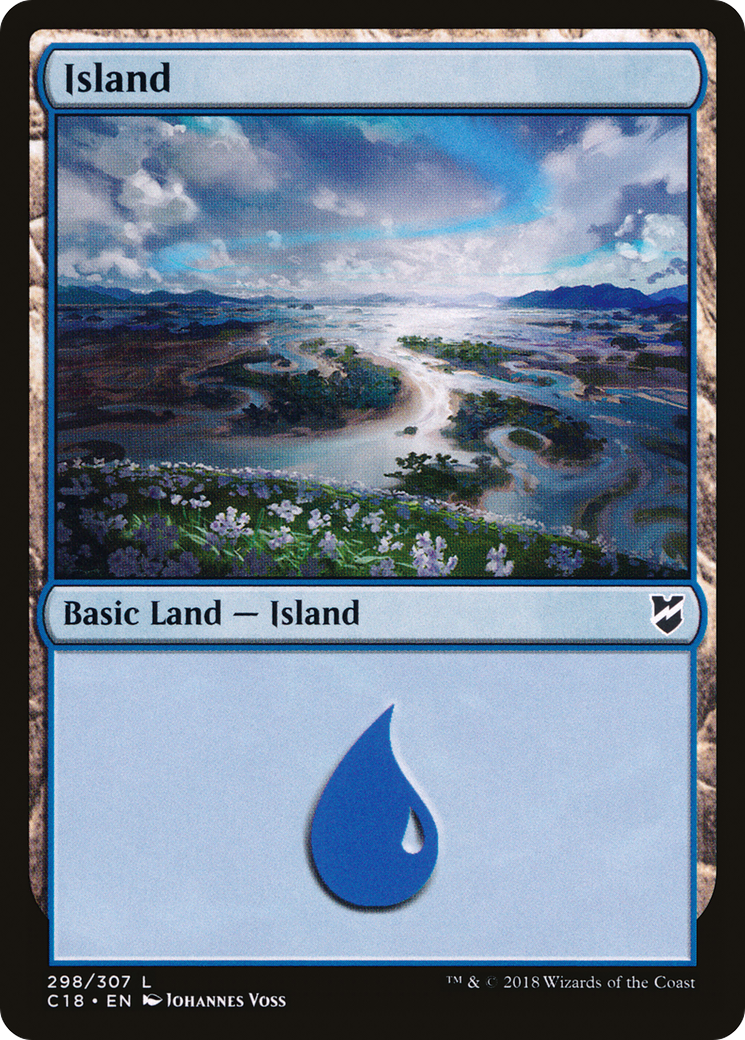 Image of Island (298) (C18-298) - Commander 2018