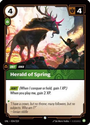 Image of Herald of Spring (034/219) - Unleashed