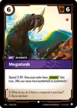 Image of Megatusk (126/219) - Unleashed Foil