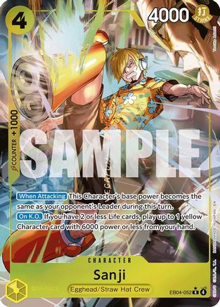 Image of Sanji (EB04-052) (Alternate Art) (EB04-052) - Adventure on Kami's Island Foil