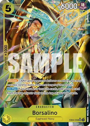 Image of Borsalino (Alternate Art) (EB04-058) - Adventure on Kami's Island Foil