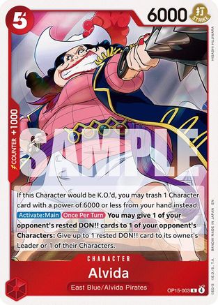 Image of Alvida (OP15-003) - Adventure on Kami's Island Foil