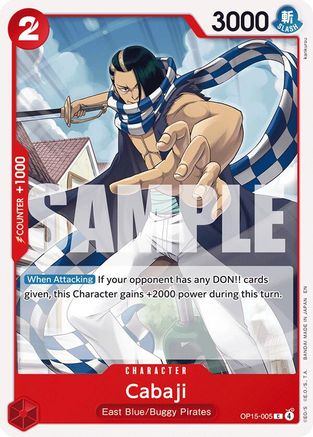 Image of Cabaji (OP15-005) - Adventure on Kami's Island