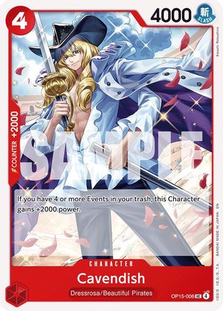 Image of Cavendish (OP15-006) - Adventure on Kami's Island