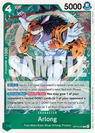 Image of Arlong (OP15-023) - Adventure on Kami's Island Foil