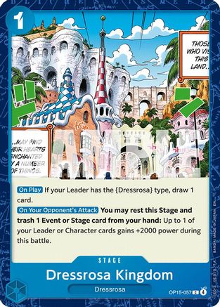 Image of Dressrosa Kingdom (OP15-057) - Adventure on Kami's Island
