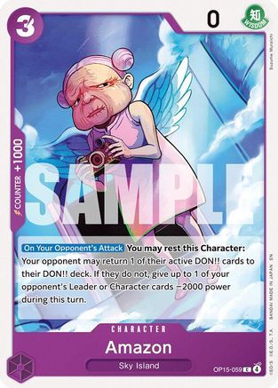Image of Amazon (OP15-059) - Adventure on Kami's Island