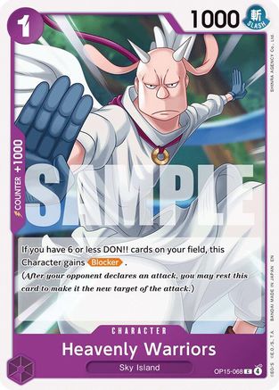 Image of Heavenly Warriors (OP15-068) - Adventure on Kami's Island