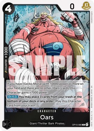 Image of Oars (OP15-080) - Adventure on Kami's Island Foil