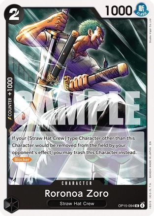 Image of Roronoa Zoro (OP15-094) (OP15-094) - Adventure on Kami's Island