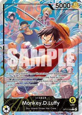 Image of Monkey.D.Luffy (OP15-098) (Alternate Art) (OP15-098) - Adventure on Kami's Island Foil