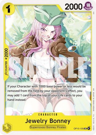 Image of Jewelry Bonney (OP15-105) (OP15-105) - Adventure on Kami's Island