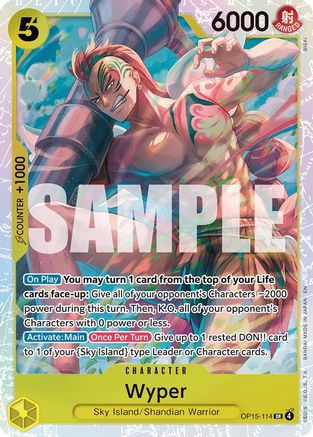 Image of Wyper (OP15-114) - Adventure on Kami's Island Foil