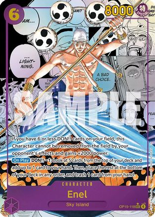 Image of Enel (OP15-118) (Manga) (OP15-118) - Adventure on Kami's Island Foil