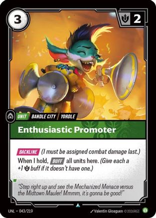Image of Enthusiastic Promoter (043/219) - Unleashed