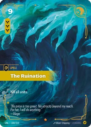 Image of The Ruination (180/219) - Unleashed Foil