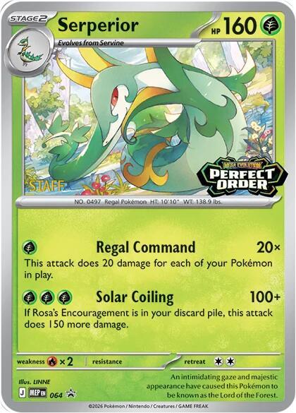 Image of STAFF PROMO - Serperior - Perfect Order - MEP 064