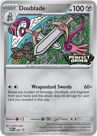 Image of Doublade [Staff] 067  - Holofoil ME Mega Evolution Promo - Promo