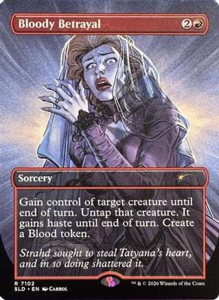Image of Bloody Betrayal (SLD-7102) - Secret Lair Drop Series Foil