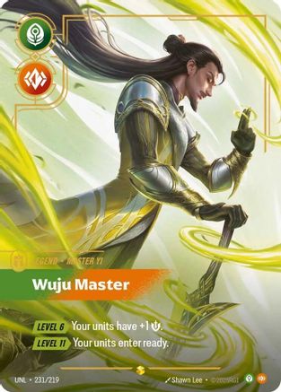 Image of Master Yi - Wuju Master (Overnumbered) (231/219) - Unleashed Foil