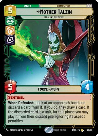 Image of Mother Talzin - Stealing the Spirit (26/84) - Twin Suns