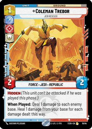 Image of Coleman Trebor - Jedi Rescuer (19/84) - Twin Suns
