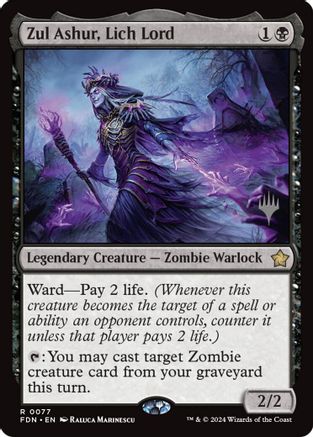 Image of Zul Ashur, Lich Lord (PPECL-077) - Promo Pack: Lorwyn Eclipsed