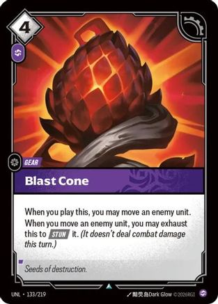 Image of Blast Cone (133/219) - Unleashed