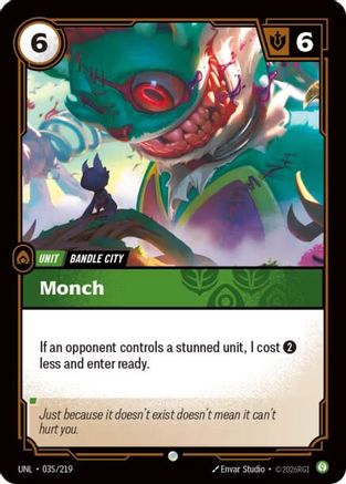 Image of Monch (035/219) - Unleashed Foil