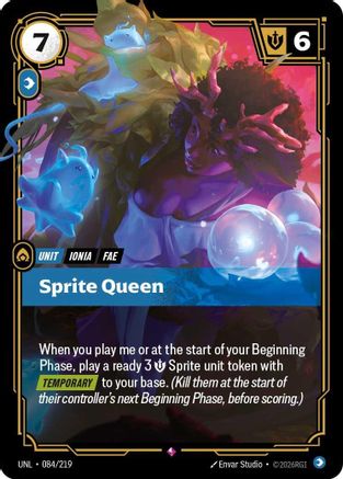 Image of Sprite Queen (084/219) - Unleashed Foil