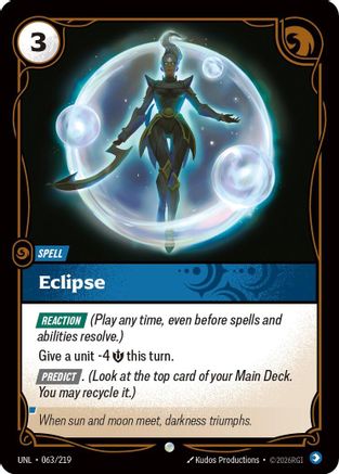 Image of Eclipse (063/219) - Unleashed