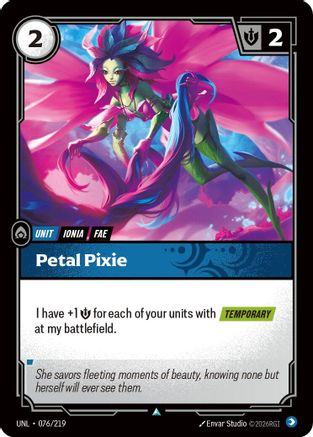 Image of Petal Pixie (076/219) - Unleashed