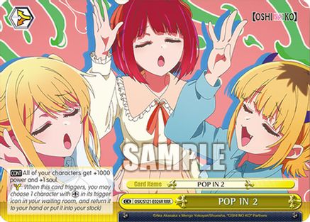 Image of POP IN 2 (RRR) (OSK/S121-E026R RRR) - [OSHI NO KO] Vol.2