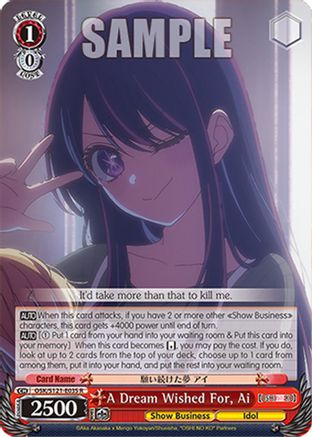 Image of A Dream Wished For, Ai (OSK/S121-E035 R) - [OSHI NO KO] Vol.2
