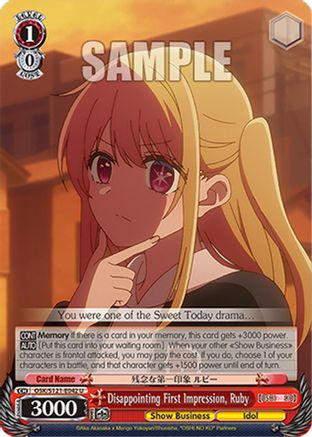 Image of Disappointing First Impression, Ruby (OSK/S121-E042 U) - [OSHI NO KO] Vol.2