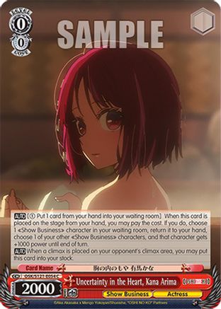 Image of Uncertainty in the Heart, Kana Arima (OSK/S121-E054 C) - [OSHI NO KO] Vol.2
