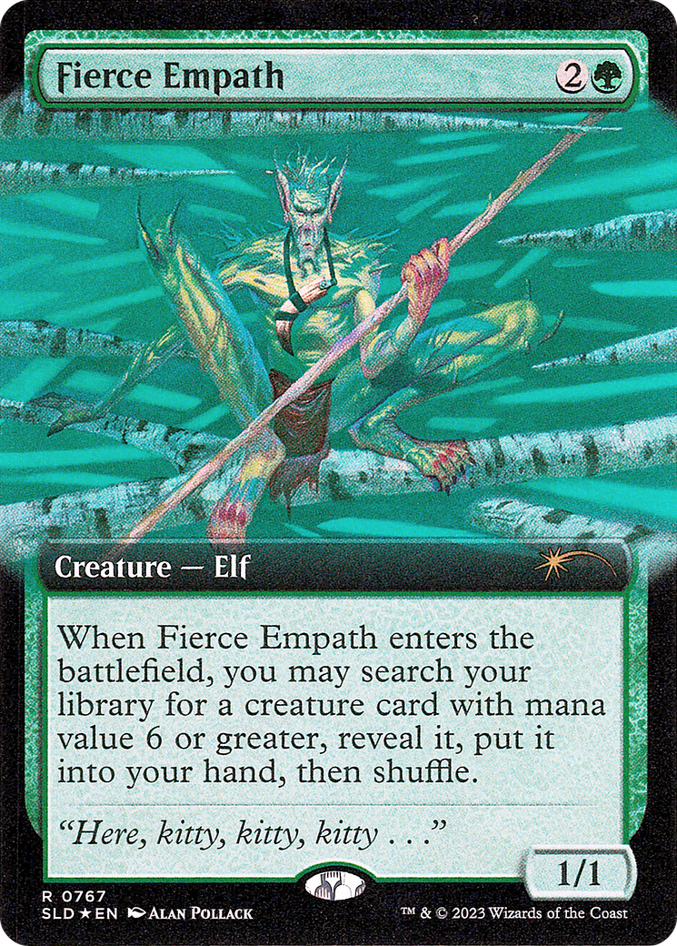 Image of Fierce Empath (Extended Art) (SLD-767) - Secret Lair Drop: (Extended Art) Foil