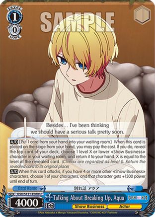 Image of Talking About Breaking Up, Aqua (OSK/S121-E080 U) - [OSHI NO KO] Vol.2
