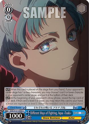Image of Different Ways of Fighting, Aqua -Touki- (OSK/S121-E086 C) - [OSHI NO KO] Vol.2