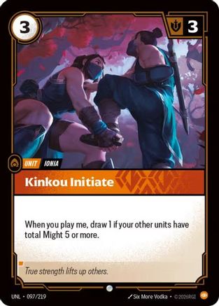 Image of Kinkou Initiate (097/219) - Unleashed