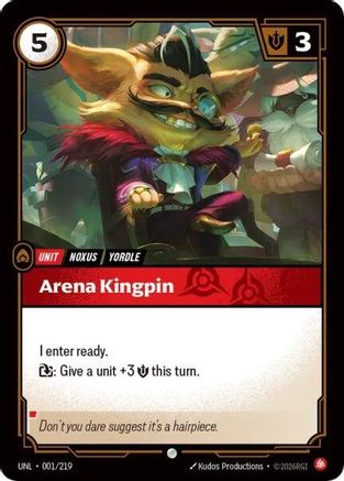 Image of Arena Kingpin (001/219) - Unleashed