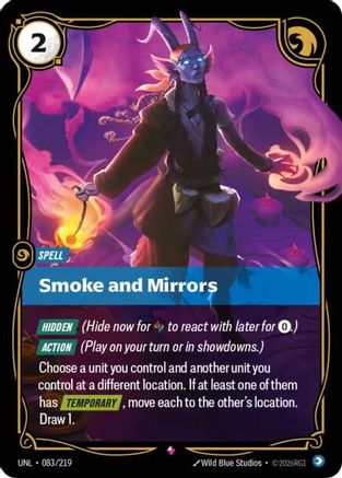 Image of Smoke and Mirrors (083/219) - Unleashed Foil