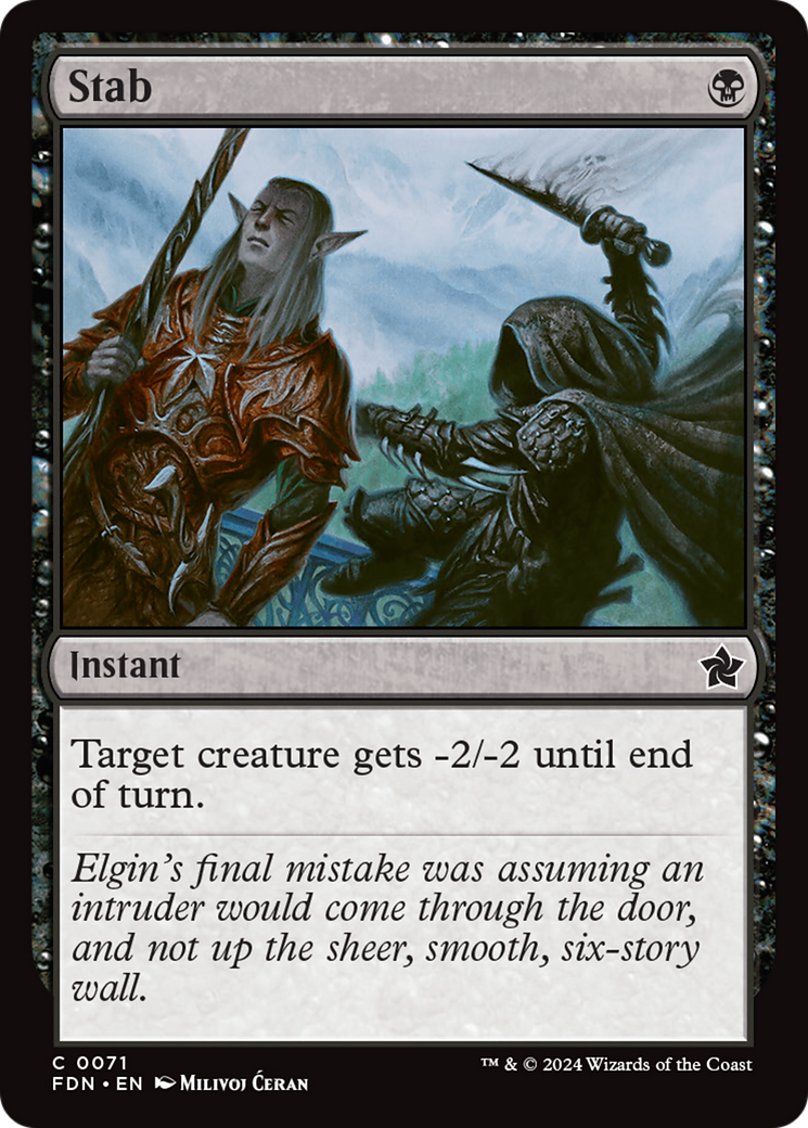 Image of Stab (FDN-071) - Foundations Foil
