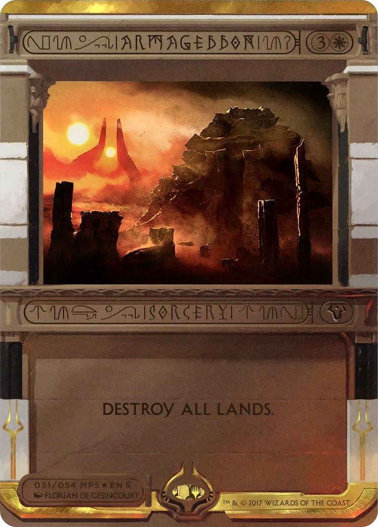 Image of Armageddon (MPS2-031) - Amonkhet Invocations (Borderless) Foil