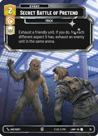 Image of Secret Battle of Pretend (Foil) (39) - A Lawless Time Weekly Play Promos Foil