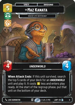 Image of Maz Kanata - Where's My Boyfriend? (6) - A Lawless Time Weekly Play Promos