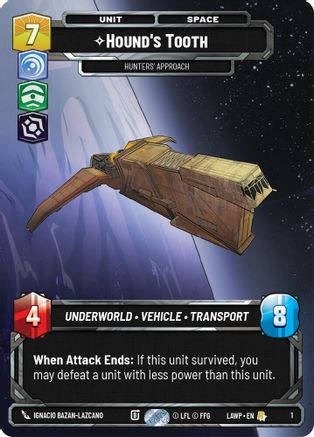 Image of Hound's Tooth - Hunters' Approach (1) - A Lawless Time Weekly Play Promos